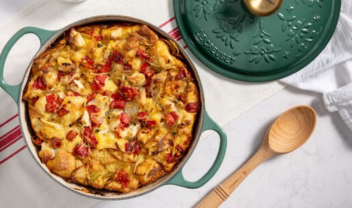 Baked Crab Strata Recipe